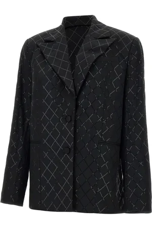 ROTATE Jassen, Dames, Zwart, M, Pailletten, Zwarte Pailletten Blazer