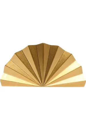 Cult Gaia Tassen, Dames, Geel, ONE Size, Metalen Handtas Schoudertas Goud