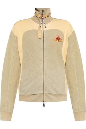 Vivienne Westwood Sweatshirts & Hoodies, unisex, , S, Trui met Kleurblok en Hoge Kraag