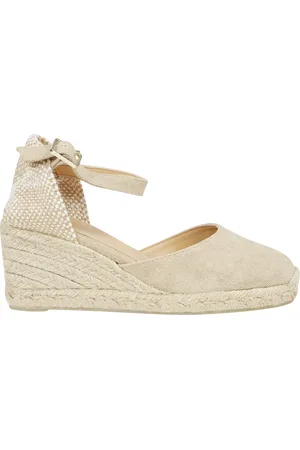 Castaner Schoenen, Dames, , 36 EU, Katoen, Organische katoenen sleehak espadrillesandalen