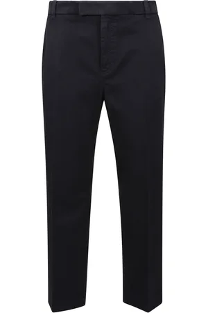 Thom Browne Broeken, Heren, Blauw, M, Katoen, Stijlvolle Katoenen Broek