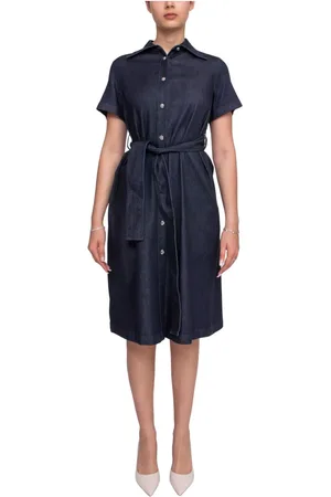 Dolce & Gabbana Kleedjes, Dames, Blauw, XS, Elegante Damesjurk Matching Variant