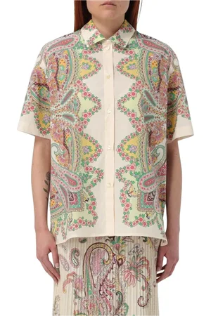 Etro Blouses & Shirts, Dames, Veelkleurig, M, Elegante Paisley Zijden Blouse