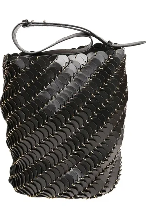 Paco rabanne Tassen, Dames, Zwart, ONE Size, Grote Emmer Handtas