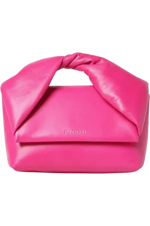 J.W.Anderson Tassen, Dames, Roze, ONE Size, Fuchsia Knotted Handle Mini Tas