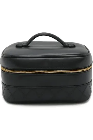 CHANEL Pre-owned, Dames, Zwart, ONE Size, Leer, Tweedehands leren handtassen