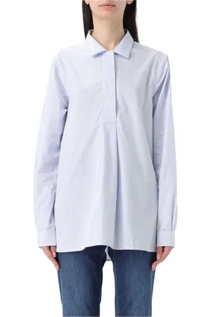FAY Blouses & Shirts, Dames, Wit, S, Witte Button-Up Shirt, Klassiek & Elegant