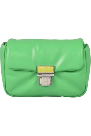 Msgm Tassen, Dames, Groen, ONE Size, Stijlvolle PU Handtas