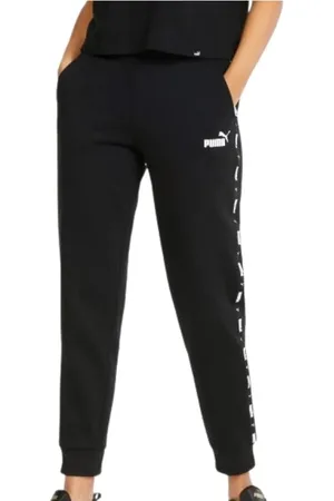 PUMA Broeken, Dames, Zwart, S, Power Tape Trainingsbroeken Zwart
