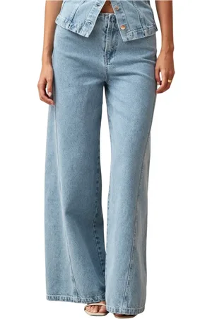 ALOHAS Jeans, Dames, Blauw, S, Denim, Magda Blauwe Denim Broek