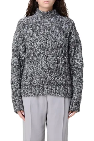 Alberta Ferretti Truien, Dames, Veelkleurig, S, Kleurrijke Kabeltrui