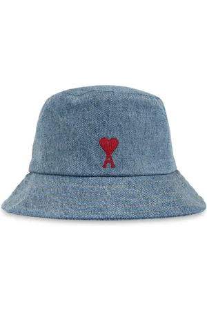 Ami Accessoires, unisex, Blauw, L, Denim, Denim hoed