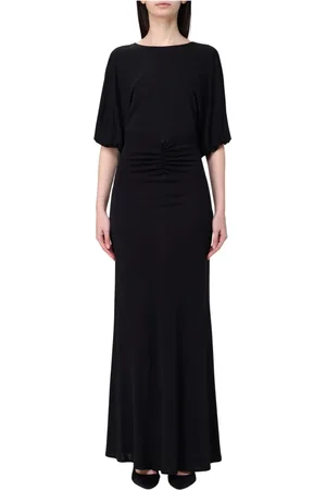 Twin-Set Kleedjes, Dames, Zwart, S, Elegante Jurk voor Stijlvolle Gelegenheden