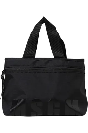 Msgm Tassen, Dames, Zwart, ONE Size, Nylon, Zwarte Tote Tas voor Vrouwen