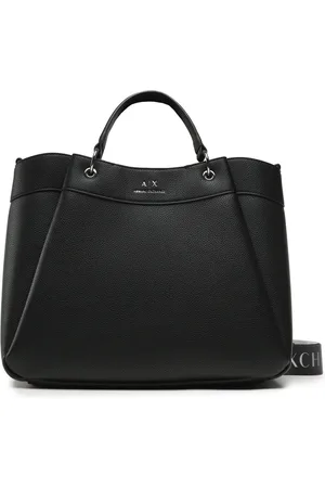 Armani Exchange Tassen, Dames, Zwart, ONE Size, Zwarte Dames Shopper