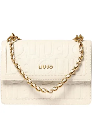 Liu Jo Tassen, Dames, , ONE Size, Geëtste Ketting Crossbody Tas