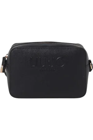 Liu Jo Tassen, Dames, Zwart, ONE Size, Leer, Blauwe Crossbody Tas voor Vrouwen
