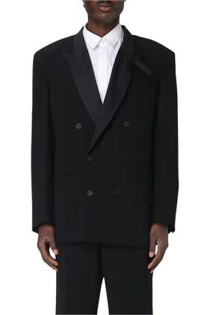 MAGLIANO Jassen, Heren, Zwart, L, Klassieke Zwarte Blazer Oversized Fit