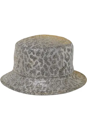 Borsalino Accessoires, Dames, Grijs, M, Elegant Wide Brim Fedora Hat