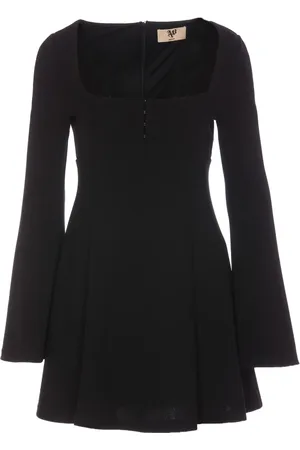 ANIYE BY Kleedjes, Dames, Zwart, M, Polyester, Zwarte Jurken voor Vrouwen