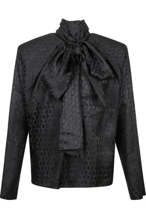 ANINE BING Blouses & Shirts, Dames, Zwart, S, Rayon, Rachel Top met Afneembare Bandjes