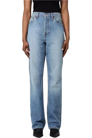 RE/DONE Jeans, Dames, Blauw, W29, Denim, Vintage High Rise Loose Fit Jeans