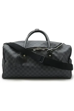 LOUIS VUITTON Pre-owned, unisex, Zwart, ONE Size, Pre-owned Canvas travel-bags