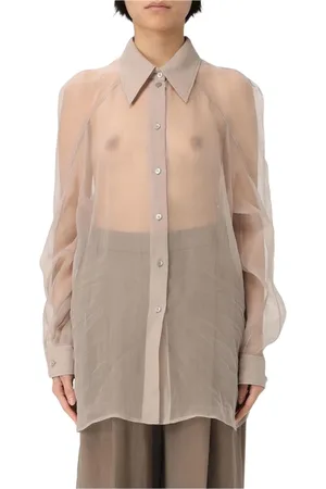 Alberta Ferretti Blouses & Shirts, Dames, , XS, Elegant Button-Up Shirt, Klassieke Stijl