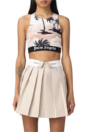 Palm Angels Tops, Dames, , M, Top met Palm Tree Print
