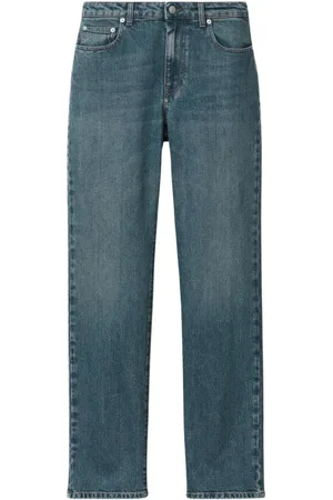 Fabiana Filippi Jeans, Dames, Blauw, XS, Stijlvol Blauw Straight Leg Jeans