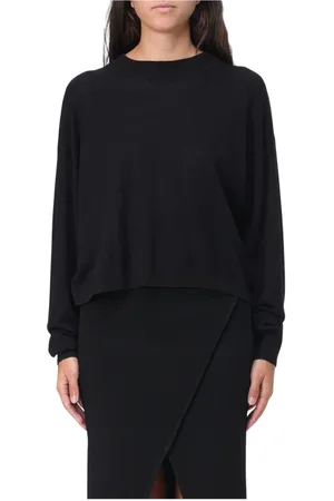 IRO Truien, Dames, Zwart, M, Wol, Zwarte Wollen Trui