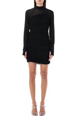 Helmut Lang Kleedjes, Dames, Zwart, L, Polyester, Kleedjes