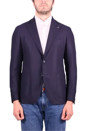 TAGLIATORE Jassen, Heren, Blauw, XL, Wol, Jassen Blauw