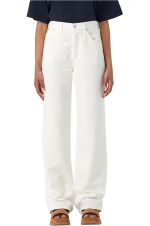 Citizens of Humanity Jeans, Dames, Wit, W29, Katoen, Witte Wide Leg Jeans Stijlvol Veelzijdig