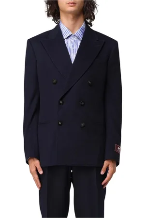 Etro Pakken, Heren, Blauw, L, Wol, Blauw Pak voor Mannen