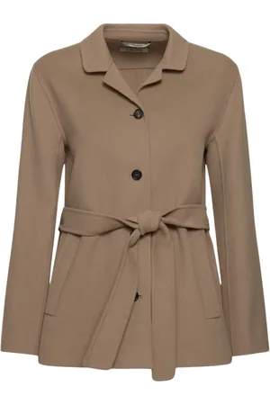 Max Mara Jassen, Dames, , 2Xs, Wol, Wool Fiabe Jas