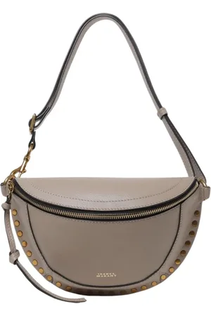 Isabel Marant Tassen, Dames, , ONE Size, Leer, Studded Leren Heuptas