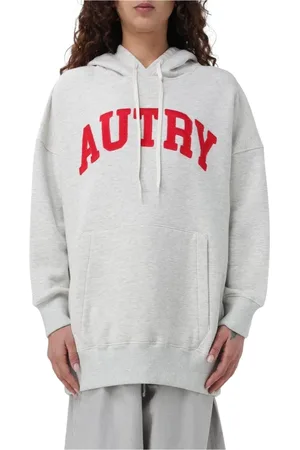 Autry Sweatshirts & Hoodies, Dames, Grijs, M, Grijze Oversized Hoodie