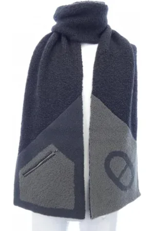 Hermès Pre-owned, unisex, Zwart, ONE Size, Kasjmier, Pre-owned Cashmere scarves