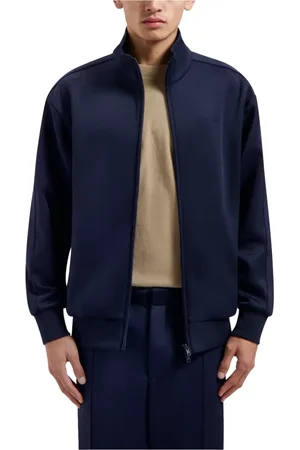 OLAF HUSSEIN Jassen, Heren, Blauw, S, Pique Jack