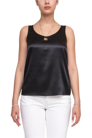 Dolce & Gabbana Tops, Dames, Zwart, S, Zwarte Dames Top N0000