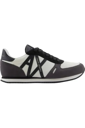 Armani Exchange Schoenen, Heren, Zwart, 43 EU, Heren Sneaker Zwart-Wit Mix