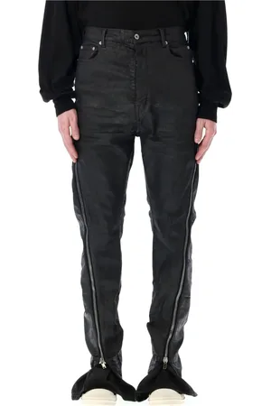 Rick Owens Jeans, Heren, Zwart, W31, Denim, Zwarte Boot Cut Denim Jeans
