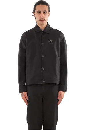 Sergio Tacchini Jassen, Heren, Zwart, L, Davide Ribbed Jacket