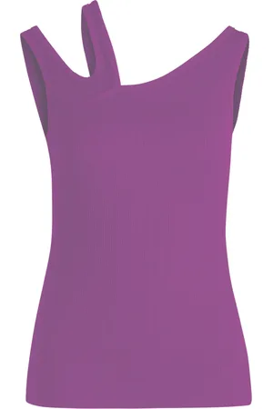HUGO BOSS Tops, Dames, Roze, L, Cut-out Tanktop in Felroze