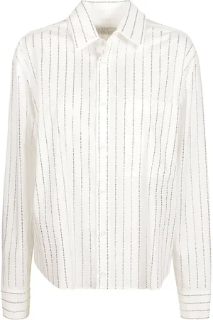 GIUSEPPE DI MORABITO Blouses & Shirts, Dames, Wit, M, Stijlvolle Shirt voor Mannen en Vrouwen