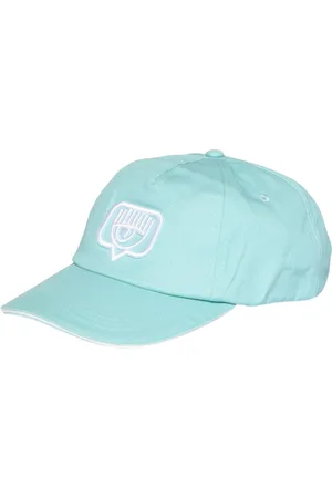 Chiara Ferragni Accessoires, Dames, Blauw, ONE Size, Lichtblauwe Eye Logo Baseball Cap