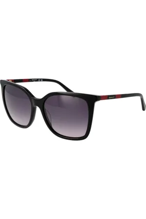 GANT Accessoires, Dames, Zwart, ONE Size, Zwarte Vrouwen Butterfly Zonnebril