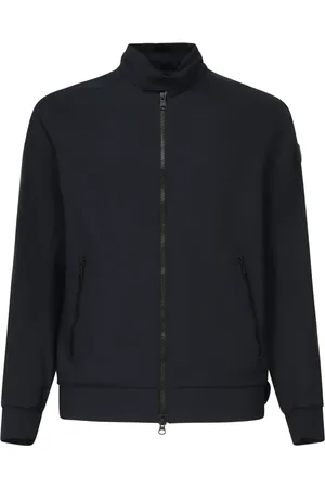 Colmar Jassen, Heren, Blauw, S, Blauwe Waterdichte Geribbelde Jas met Rits