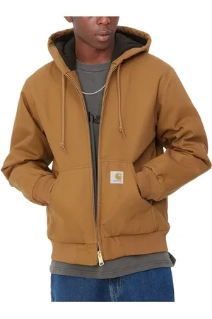 Carhartt Jassen, Heren, Bruin, L, Katoen, Winter Actieve Jas Hamilton Bruin